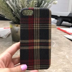 Plaid fabric iPhone 7/ iPhone 8 Phone case